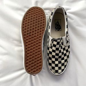 VANS motion blurry checkered slip-one